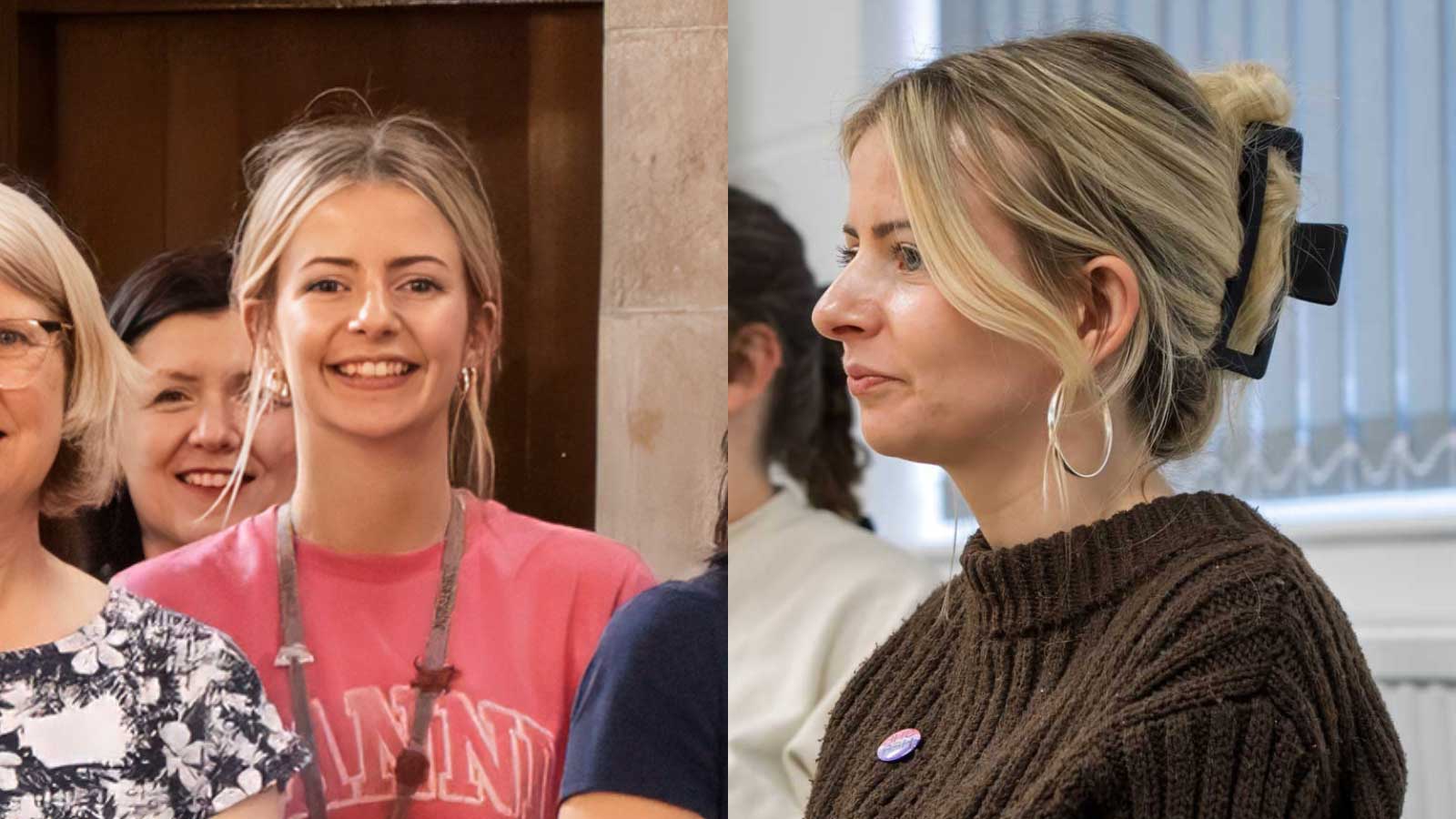 Photos of Eloise Sutcliffe, the new Autism AIM Service Manager
